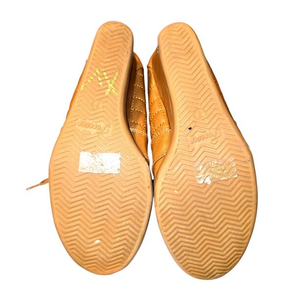 Forever 7 Brown Girl's Combat Ankle Boots 2 1/2 Inch High Heel Shoe Kids Lace Up - Picture 7 of 8